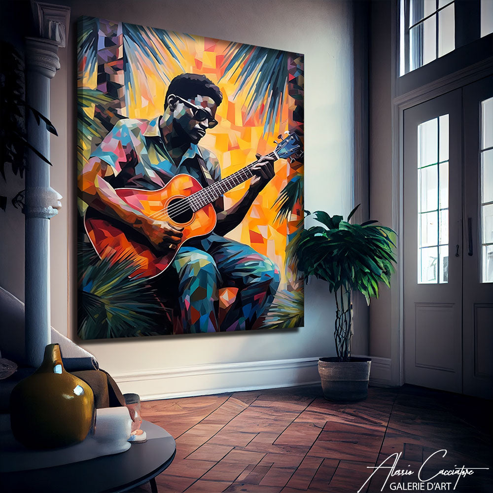 tableau africain moderne