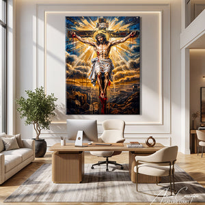 Affiche Crucifixion Jésus