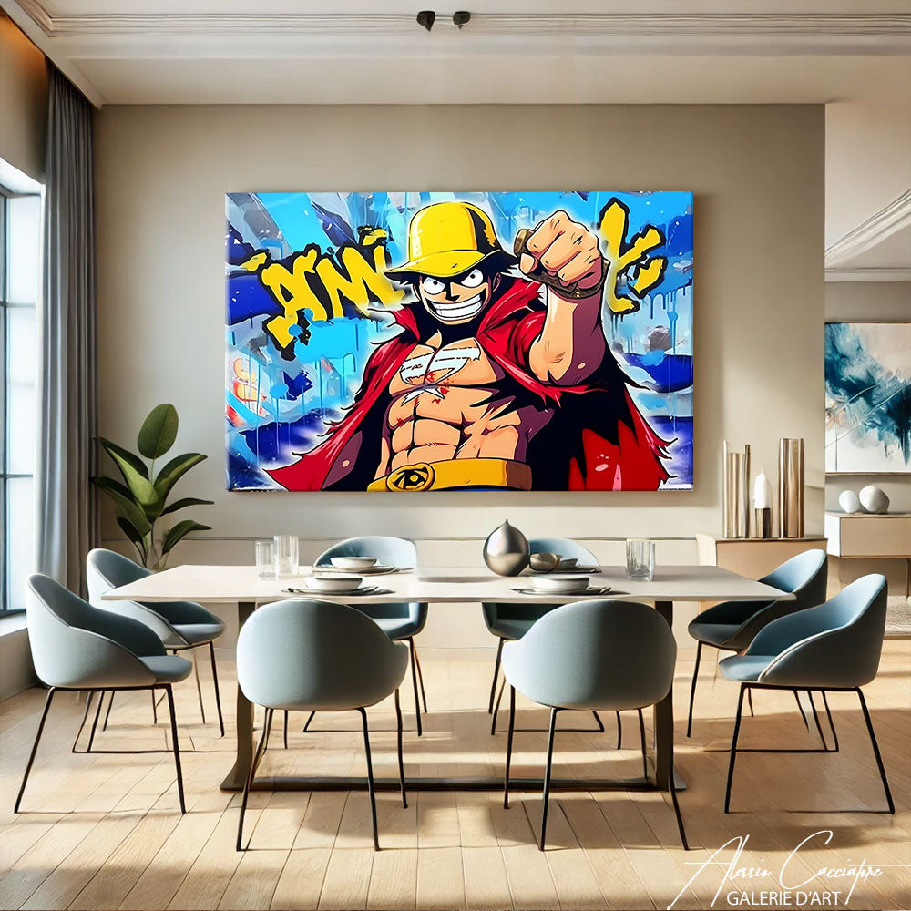 tableau pop art manga