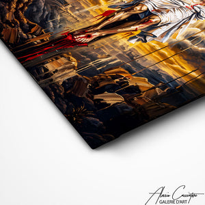 Art Mural Crucifixion Jésus