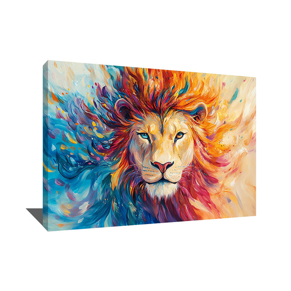 tableau lion