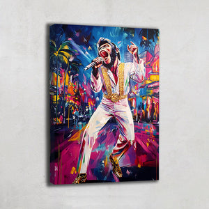 Tableau Singe Rock N Roll Pop