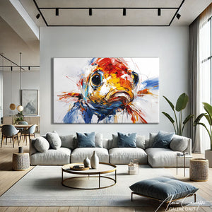 Tableau Poisson Moderne