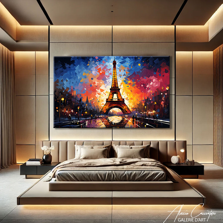 TABLEAU POP ART PARIS – mise en situation