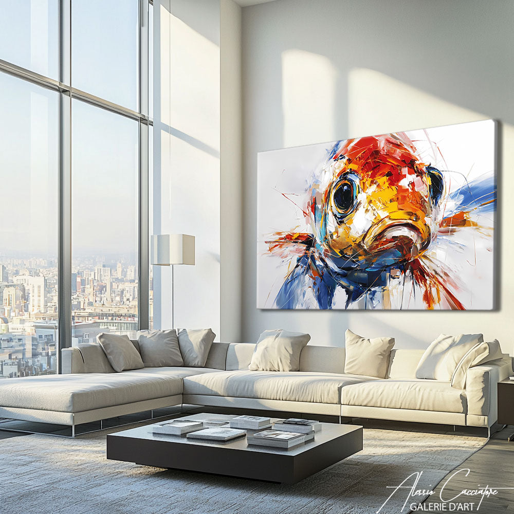 Tableau Moderne Poisson