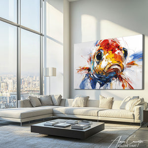 Tableau Moderne Poisson