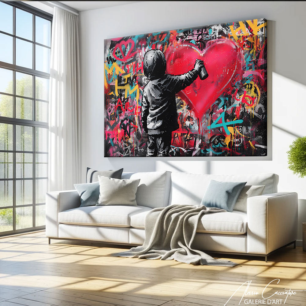 Tableau Graffiti Moderne
