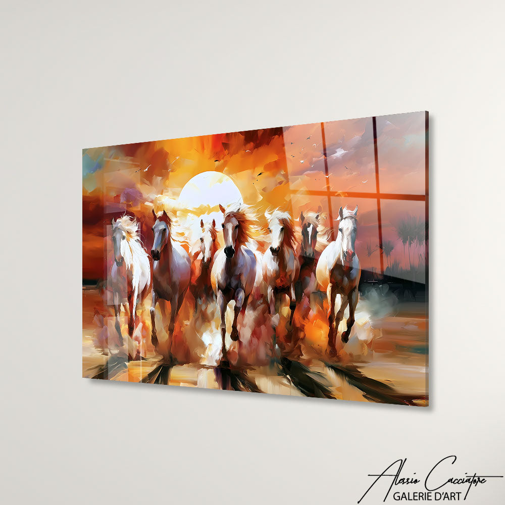 tableau au galop