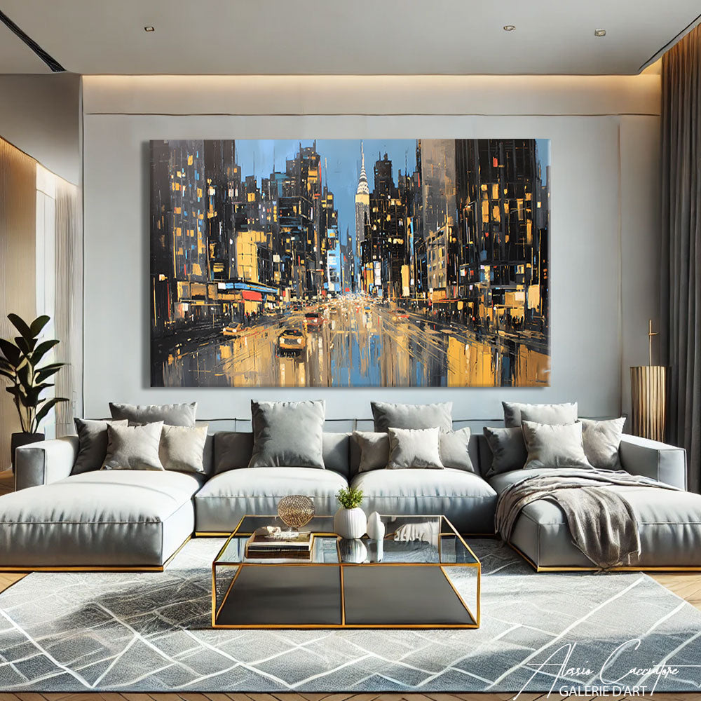 Peinture Ville Moderne