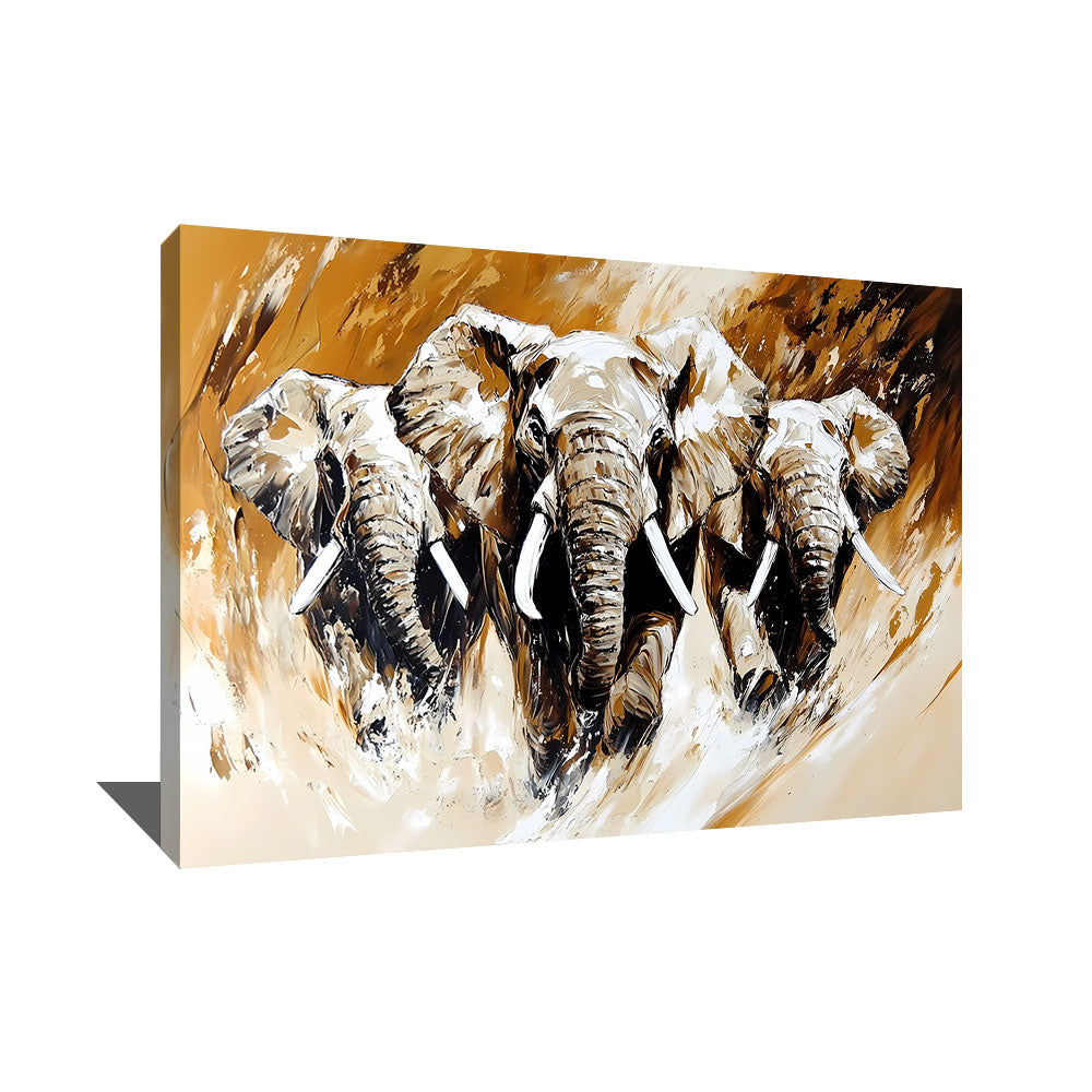 TABLEAU ÉLÉPHANT D'AFRIQUE