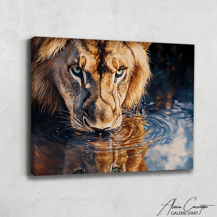 Tableau Dessin Lion