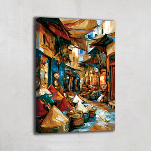 Tableau Abstrait Maroc