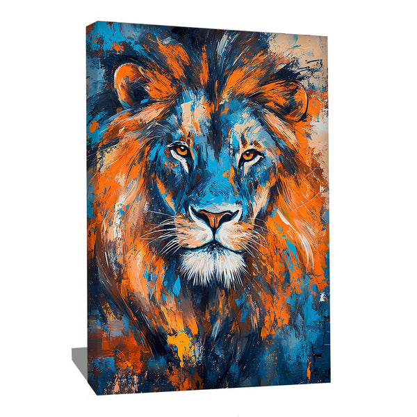 tableau lion