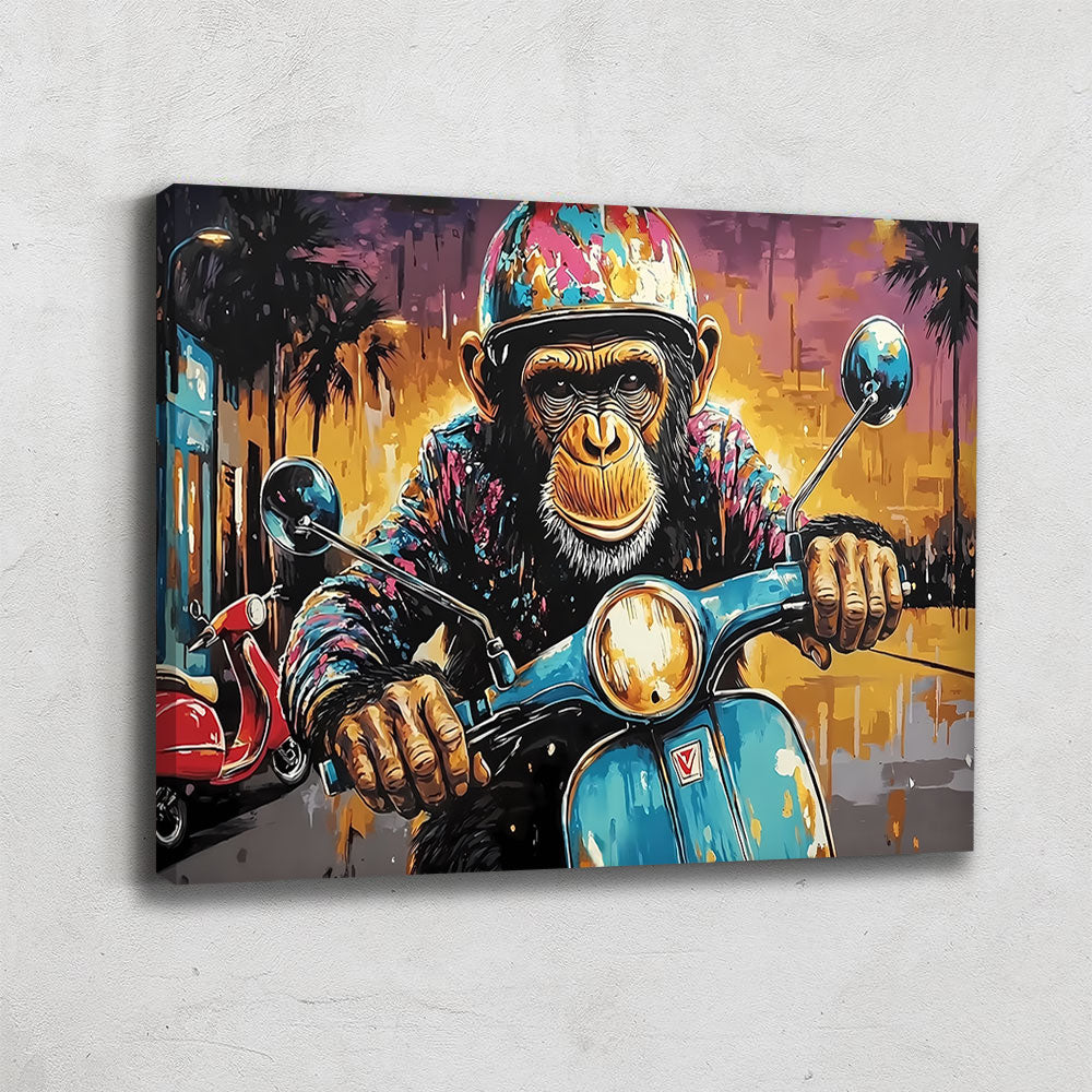 TABLEAU SINGE POP ART