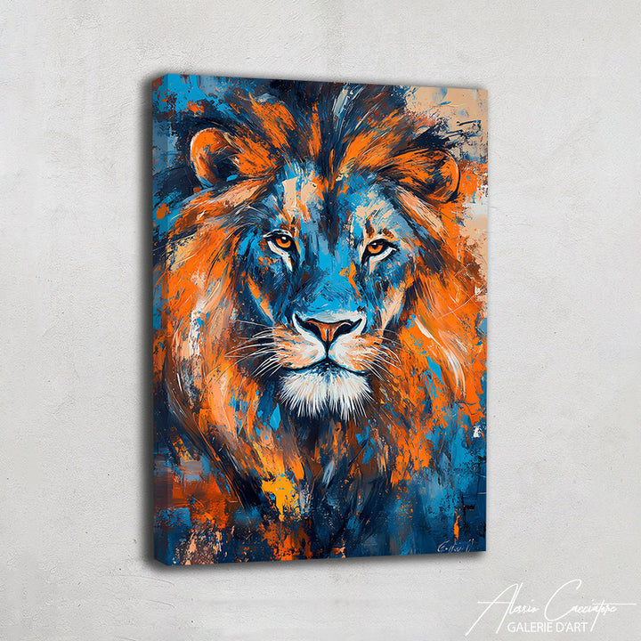 Tableau de Lion Contemporain