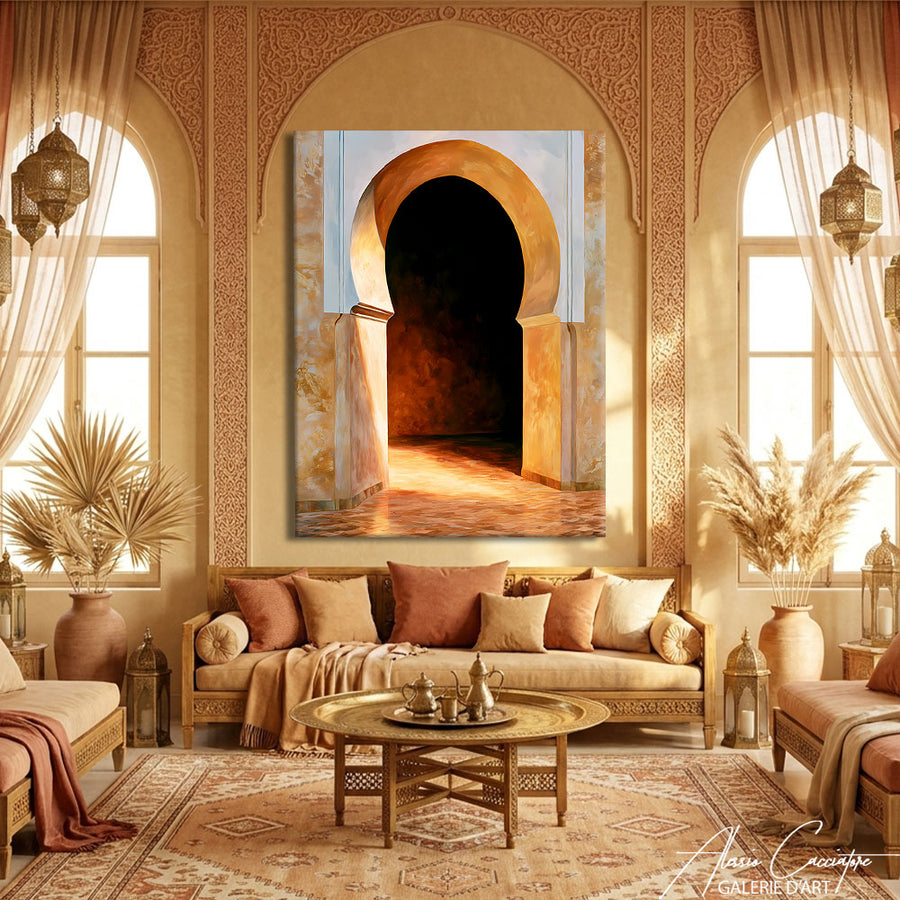 TABLEAU PORTE MAROCAINE – mise en situation