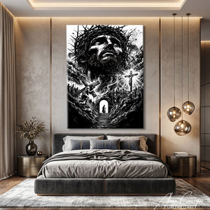 Toile Portrait Jesus Christ