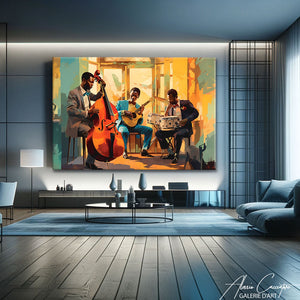 tableau décoration jazz