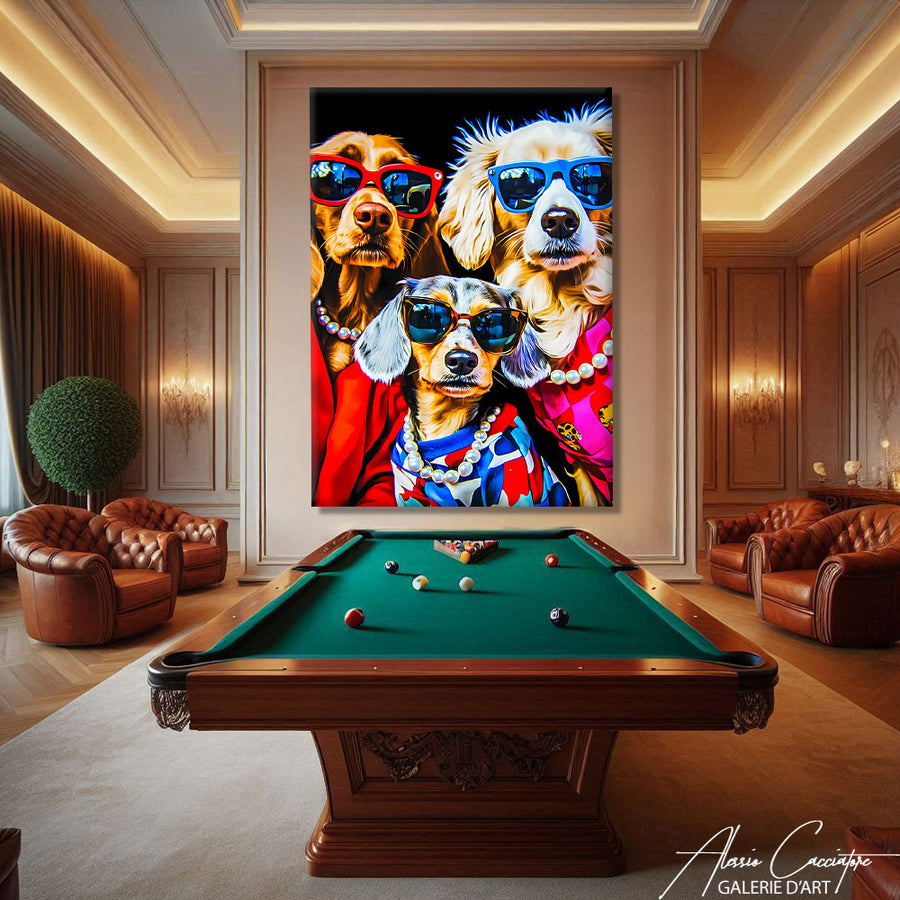 Tableau Drôle Animaux – mise en situation