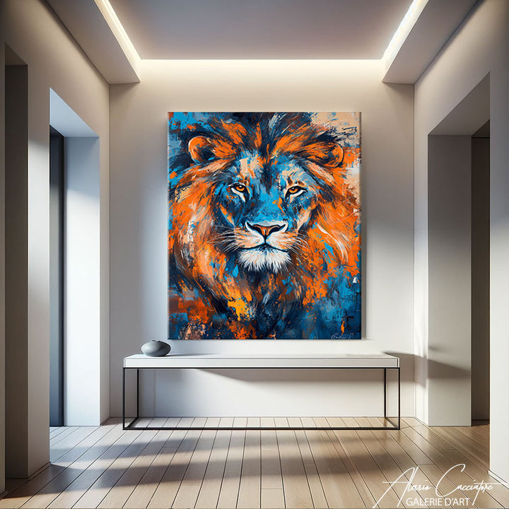 Tableau avec Lion