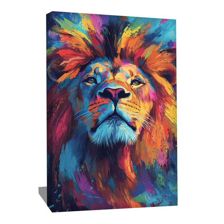 tableau lion