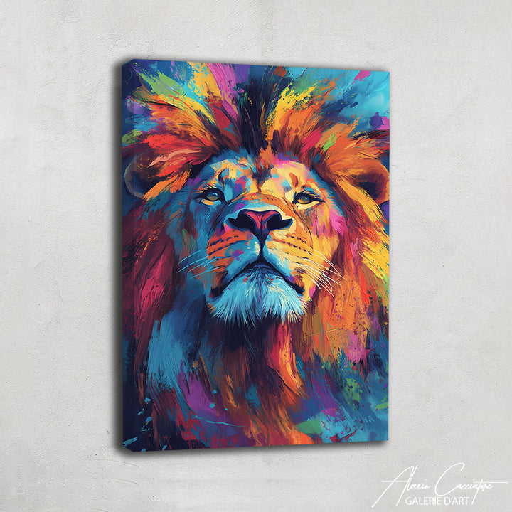 Tableau avec Lion