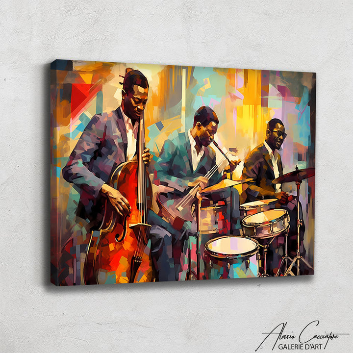 peinture jazz band
