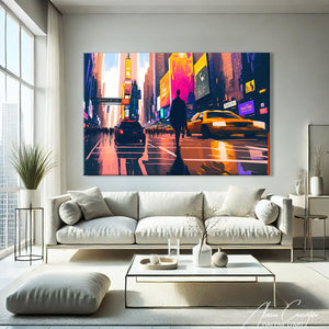 Tableau New York Lumineux