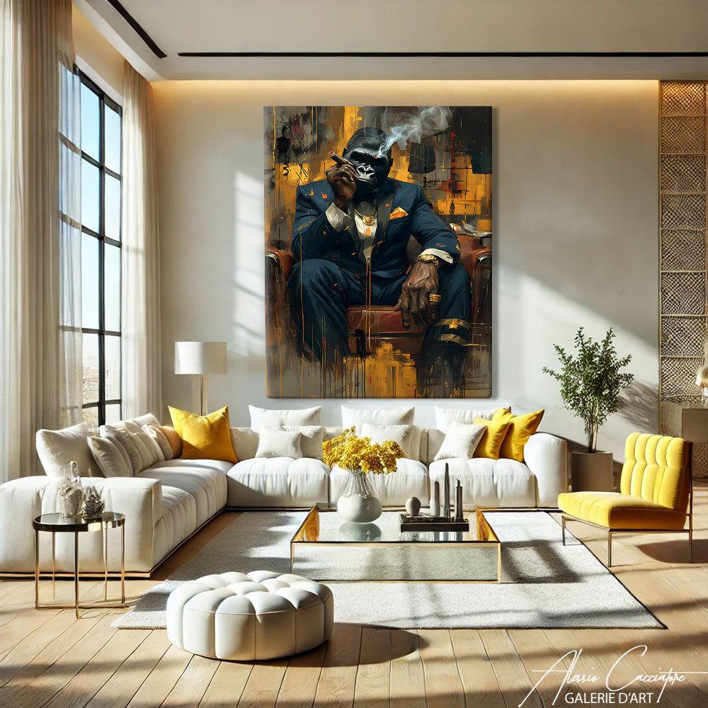 Tableau Gorille Moderne