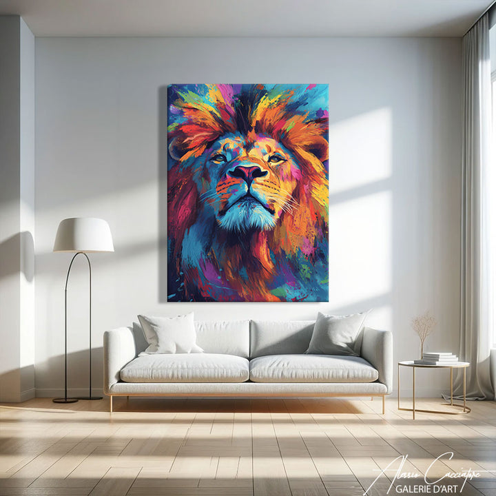 Tableau Dessin Lion