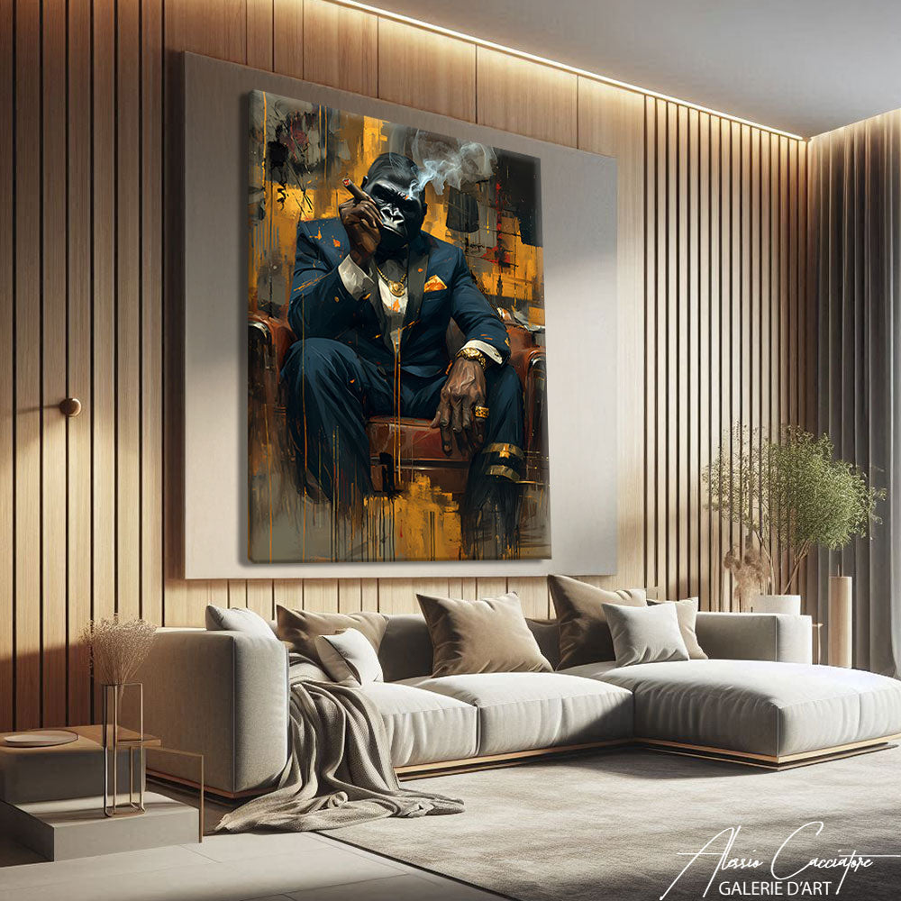 Tableau Gorille Street Art