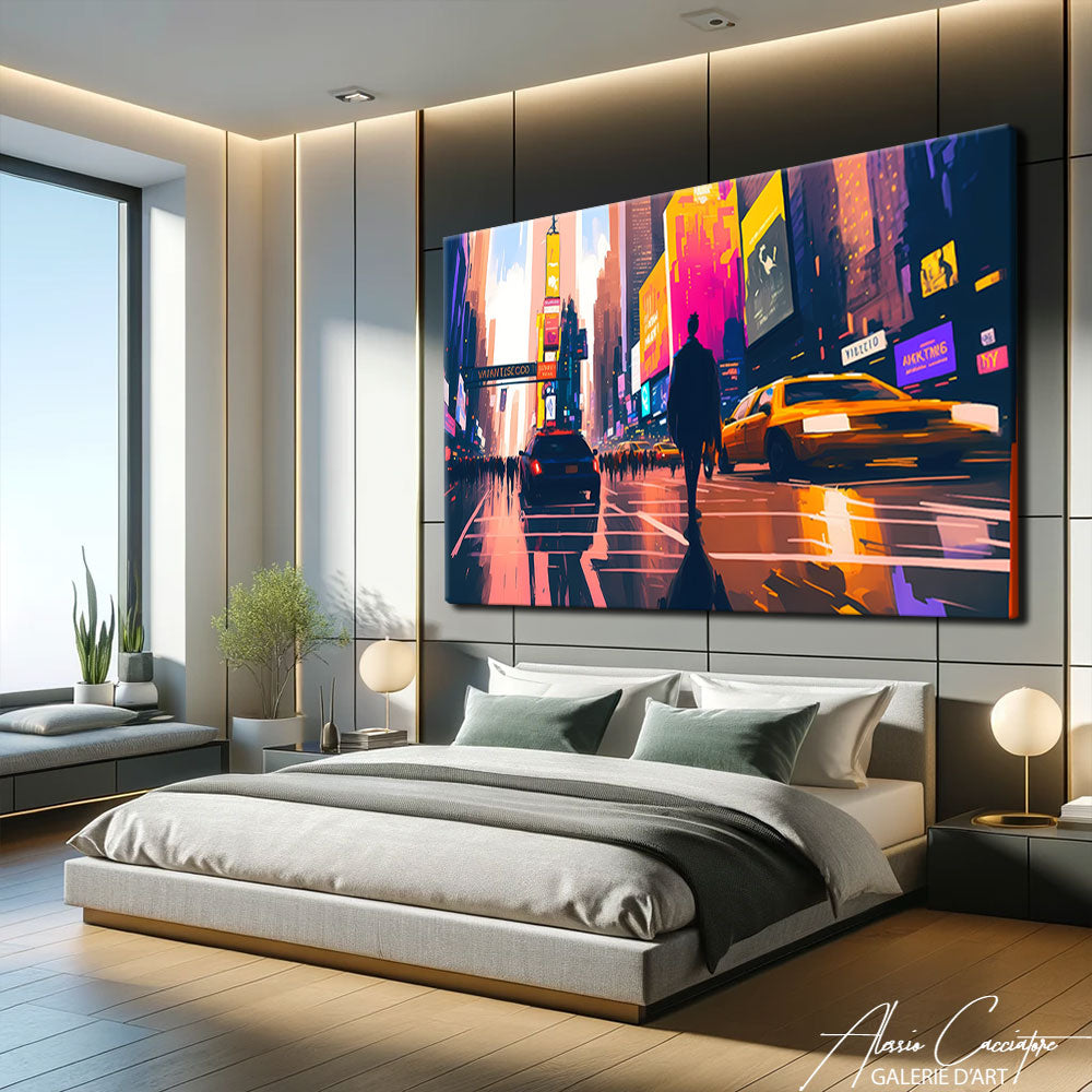 Tableau New York abstrait