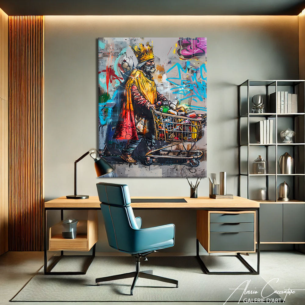 tableau graffiti moderne