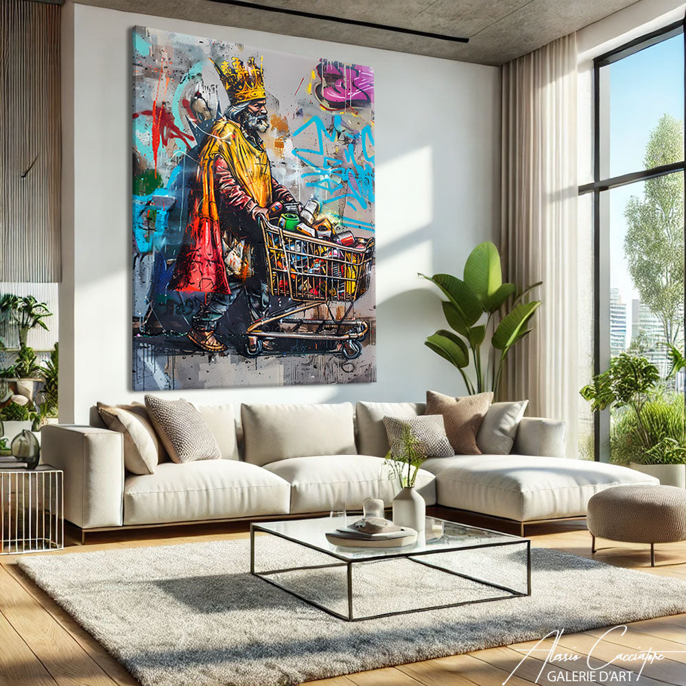 Tableau Street Art Coloré