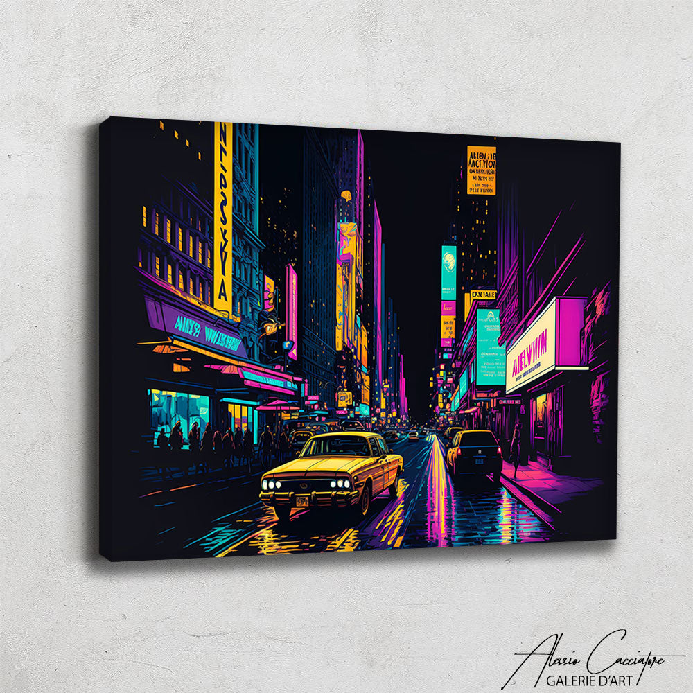 Tableau New York la Nuit