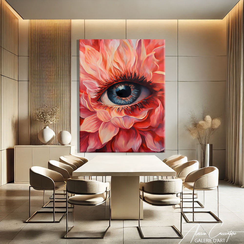 Tableau Floral Moderne