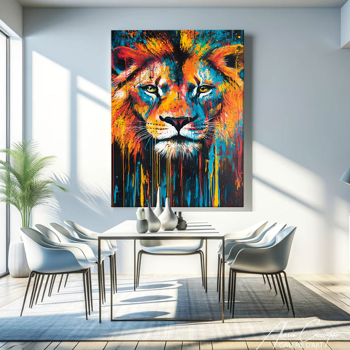 Tableau Dessin Lion