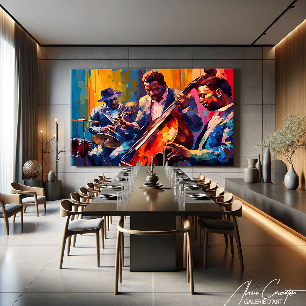 TABLEAU MODERNE MUSIQUE