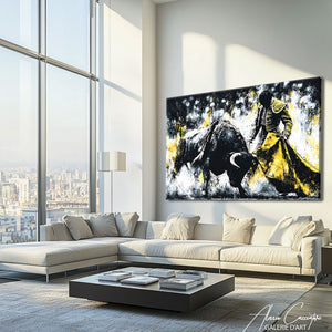 Tableau Taureau Moderne