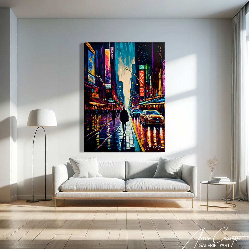 Tableau New York abstrait