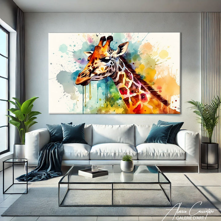 tableau giraffe image