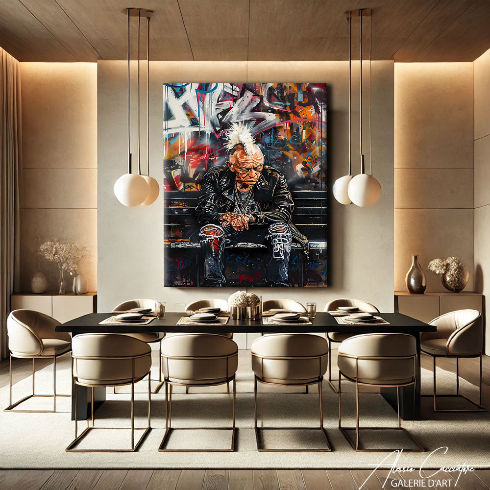 Tableau Punk Coloré
