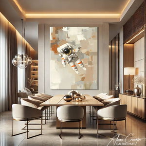 Tableau Pastel Abstrait