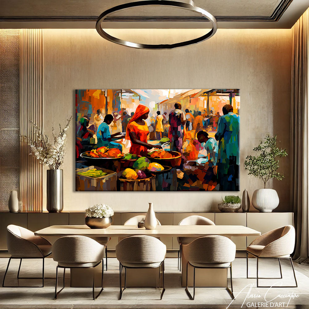 TABLEAU MARCHÉ AFRICAIN