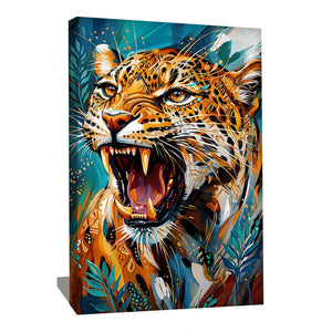 Tableau Leopard Couleur