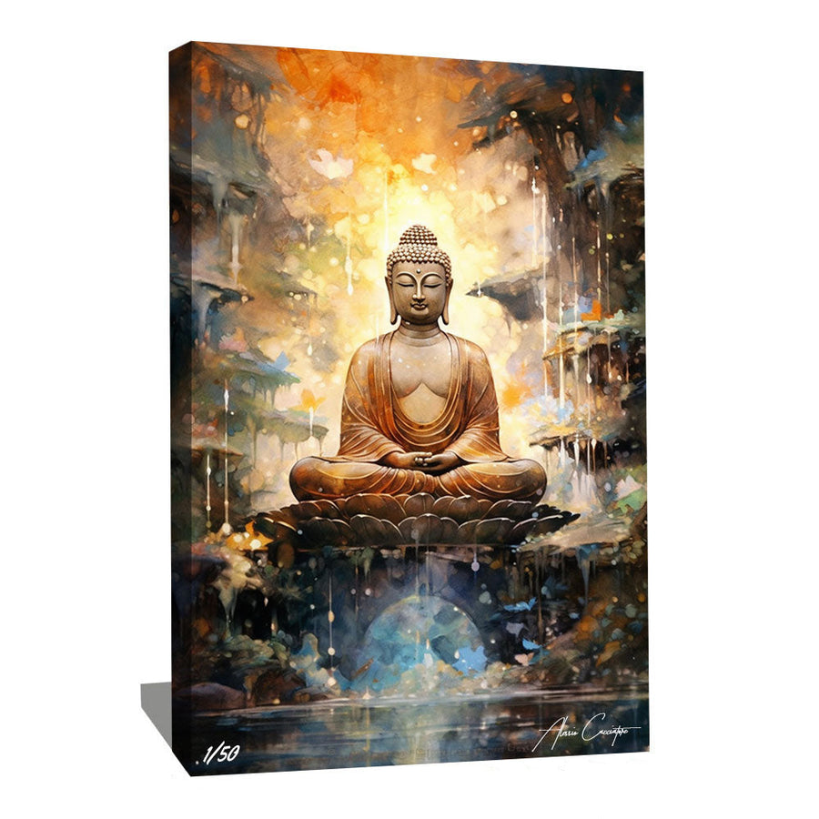 tableau bouddha
