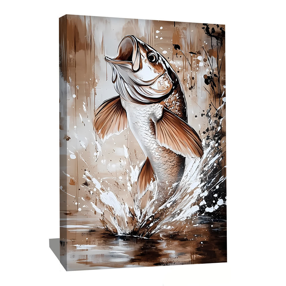 Tableau Poisson Abstrait