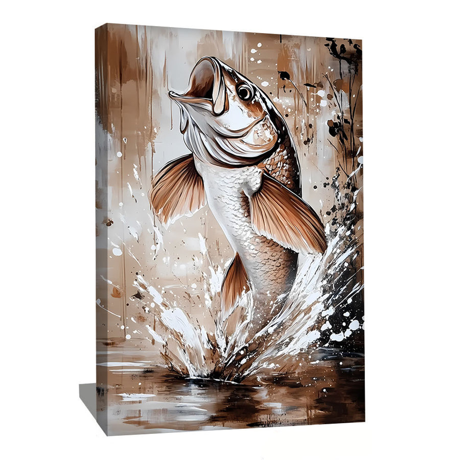 Tableau Poisson Abstrait