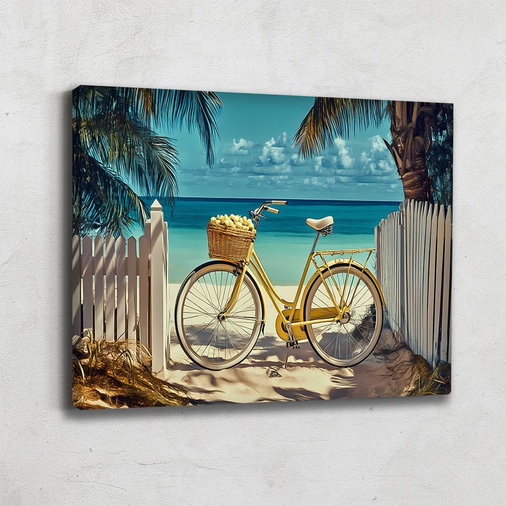 TABLEAU VÉLO PLAGE