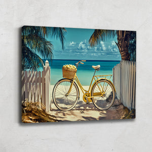 TABLEAU VÉLO PLAGE